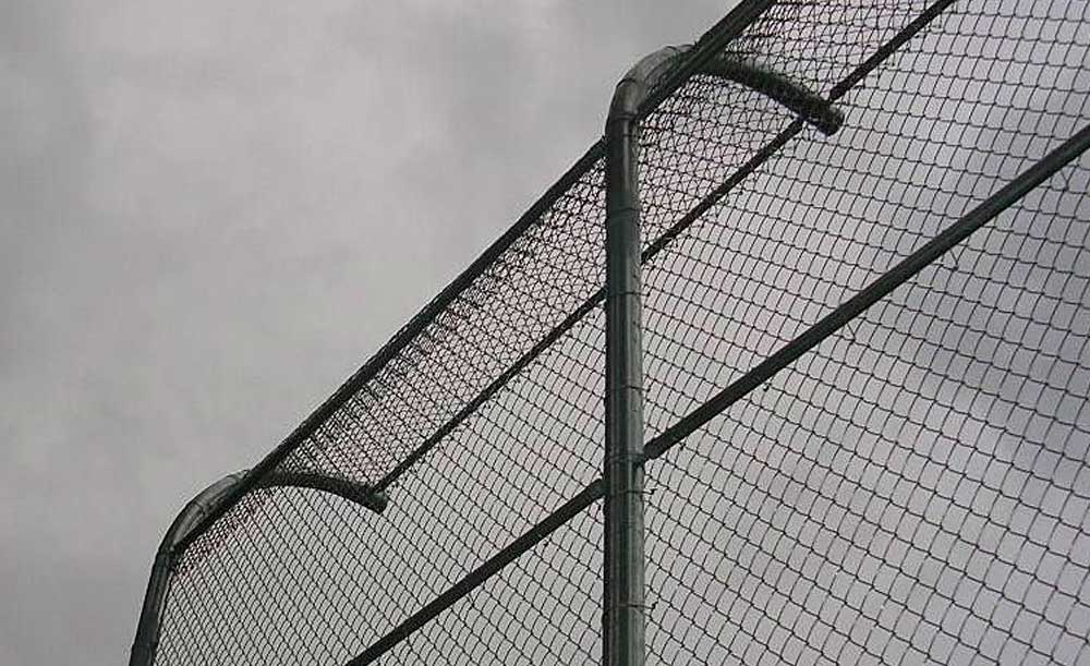Chain link backstop