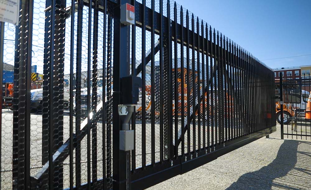 Ameristar Industrial Cantilever gate with automation