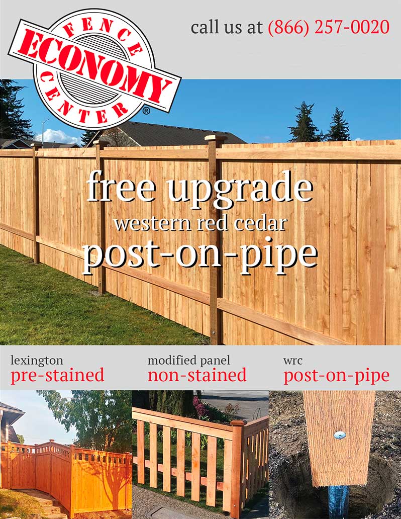 July Special Post-on-Pipe Free Upgrade
