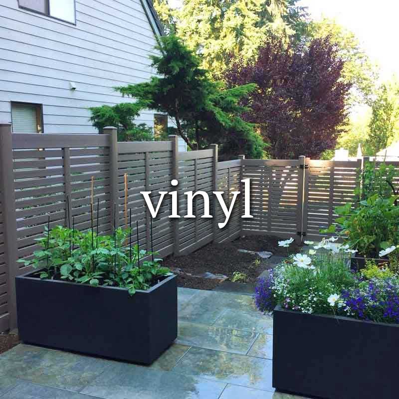 Vinyl fence