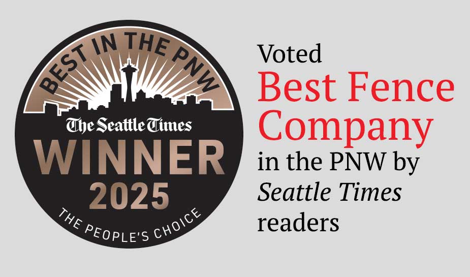 Economy Fence, winner of Seattle Times Best in the PNW 2025 for Fence Company category