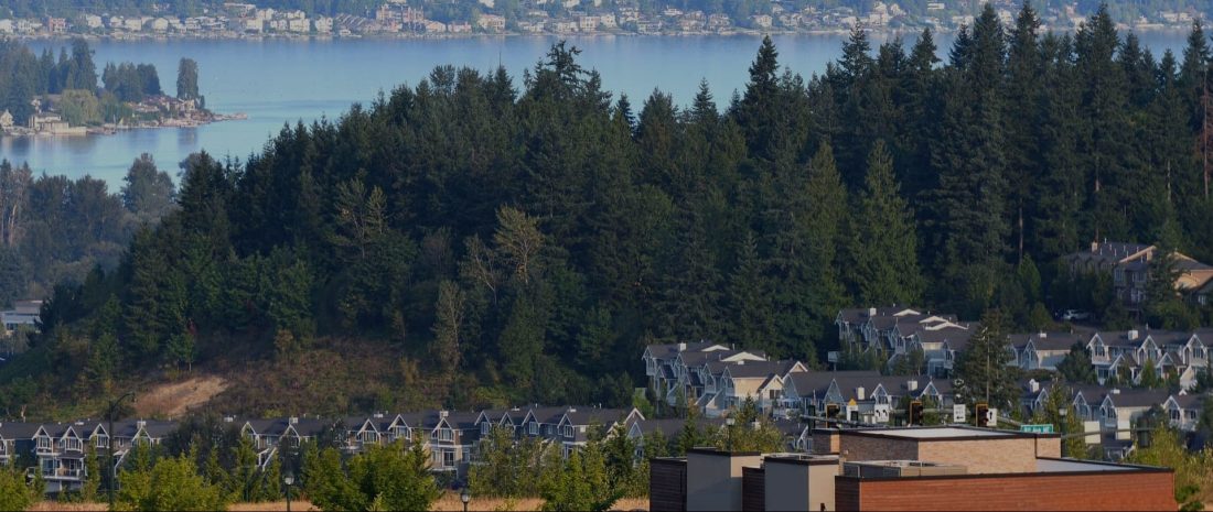 Issaquah Highlands view of lake sammamish