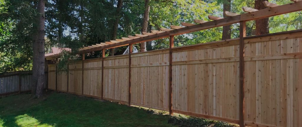 western red cedar fencing