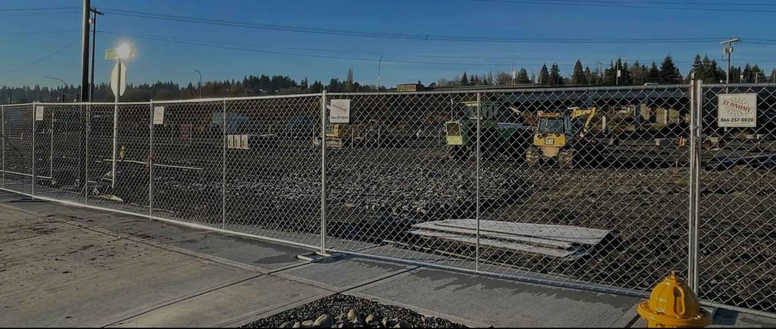 temporary fence